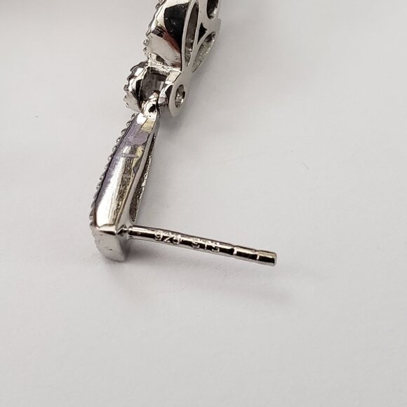 Karis Diamond Accent Chandelier Dangle Earrings Platinum Bond Brass 3 Pairs - Picture 15 of 16